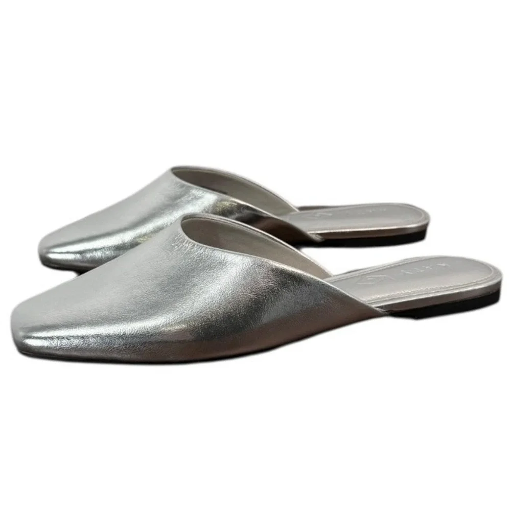 Katy‎ Perry The Evie Mule Metallic Silver 7.5 NIB - Picture 4 of 14